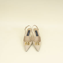 Dolce & Gabbana Beige Lollo 60 Slingback Pumps 38