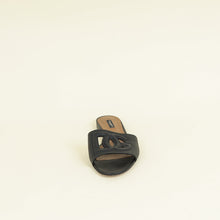 Dolce & Gabbana Black DG Logo Flat Sandals 39.5
