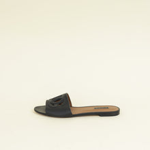 Dolce & Gabbana Black DG Logo Flat Sandals 39.5