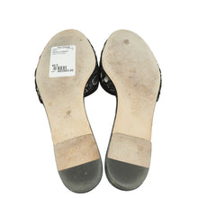 Dolce & Gabbana Black Bellucci Embellished Flat Sandals 40.5