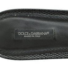 Dolce & Gabbana Black Bellucci Embellished Flat Sandals 40.5