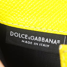Dolce & Gabbana Yellow Trifold Small Wallet