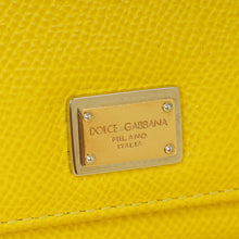 Dolce & Gabbana Yellow Trifold Small Wallet