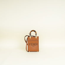Fendi Brown Mini Sunshine Shopper Bag