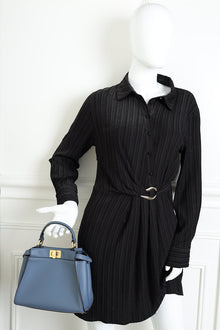 Fendi Blue Mini Peekaboo Bag