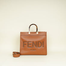Fendi Brown Sunshine Medium Shopper Bag
