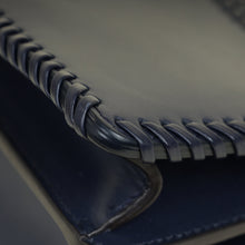Fendi Navy Blue Peekaboo ISEEU Petite Interlaced Bag