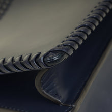 Fendi Navy Blue Peekaboo ISEEU Petite Interlaced Bag