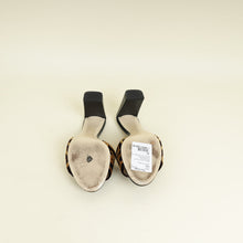 Fendi Bicolor FF Velvet Slide Mules 37
