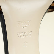 Fendi Bicolor FF Velvet Slide Mules 37