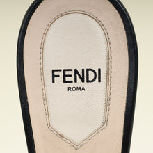 Fendi Bicolor FF Velvet Slide Mules 37