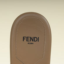 Fendi Brown Mink Fur FF Baguette Flat Slides 37