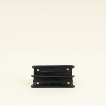 Fendi Black Lizard ISeeU Petite Peekaboo Bag