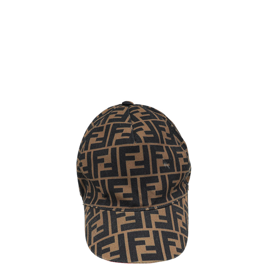 Fendi Tobacco FF Zucca Baseball Hat