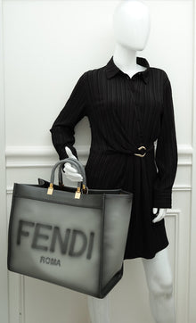 Fendi Bicolor Sunshine Large Tote Shopping Bag