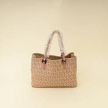 Fendi Bicolor Zucchino Shopping Tote Small Bag