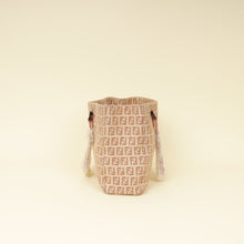 Fendi Bicolor Zucchino Shopping Tote Small Bag