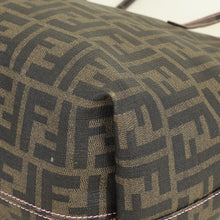 Fendi Tobacco Zucca Roll Tote Bag