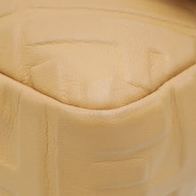 Fendi Beige FF Embossed Baguette Medium Bag
