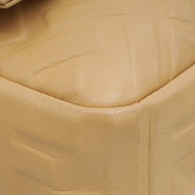 Fendi Beige FF Embossed Baguette Medium Bag