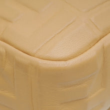 Fendi Beige FF Embossed Baguette Medium Bag