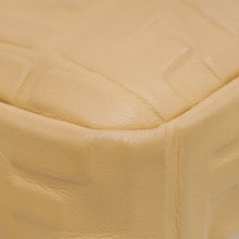 Fendi Beige FF Embossed Baguette Medium Bag