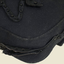 Fendi Black Pony Hair Flower Applique Baguette Bag