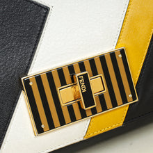 Fendi Multicolor Claudia Flap Large Shoulder Bag