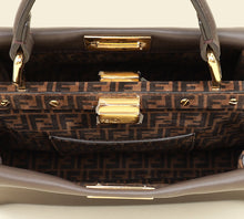 Fendi Chocolate Mini Peekaboo Bag