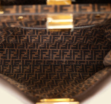 Fendi Chocolate Mini Peekaboo Bag