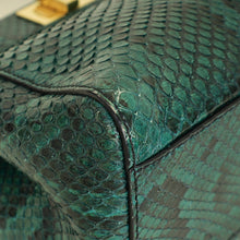 Fendi Green Python Peekaboo Mini Bag