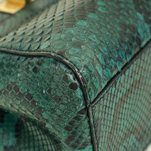 Fendi Green Python Peekaboo Mini Bag