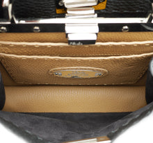 Fendi Black Cuoio Selleria Peekaboo ISeeU Small Bag
