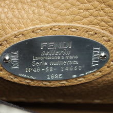 Fendi Black Cuoio Selleria Peekaboo ISeeU Small Bag