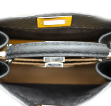 Fendi Black Cuoio Selleria Peekaboo ISeeU Small Bag