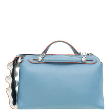 Fendi Blue Wavy Studded Tail By The Way Boston Bag