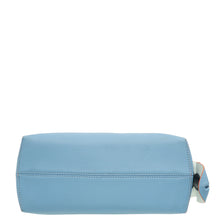 Fendi Blue Wavy Studded Tail By The Way Boston Bag