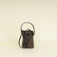 Fendi Bicolor Zucca Mon Tresor Mini Bucket Bag