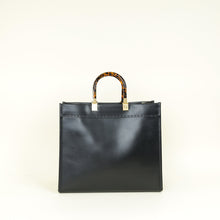 Fendi Black Sunshine Medium Shopping Tote Bag