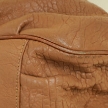 Fendi Camel Mia Leather Chain Tote Bag Large