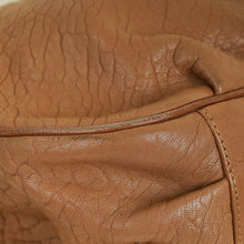 Fendi Camel Mia Leather Chain Tote Bag Large