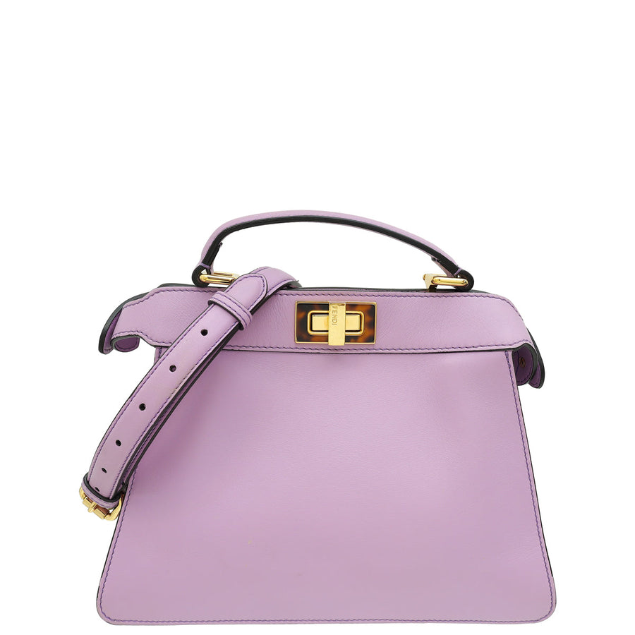 Fendi Lilac Timeless Peekaboo ISeeU Small Bag