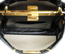 Fendi Black Peekaboo Glossy Mini Bag