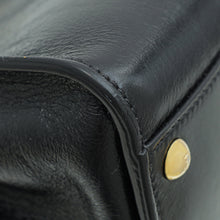 Fendi Black Peekaboo Glossy Mini Bag