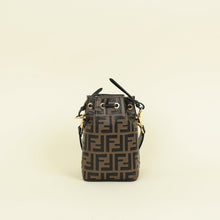 Fendi Bicolor FF Embossed Mon Tresor Mini Bucket Bag