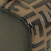 Fendi Bicolor FF Embossed Mon Tresor Mini Bucket Bag
