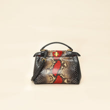 Fendi Bicolor Peekaboo Python Mini Bag