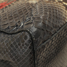 Fendi Bicolor Peekaboo Python Mini Bag