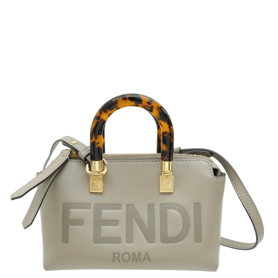 Fendi Beige By The Way Mini Boston Bag