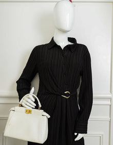 Fendi Vintage White Python Mini Peekaboo Bag